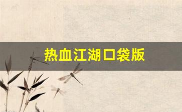 热血江湖口袋版：热血江湖口袋版(热血江湖口袋版电脑) (3)