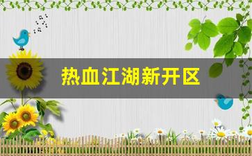 热血江湖新开区(热血江湖网通新区) (3)